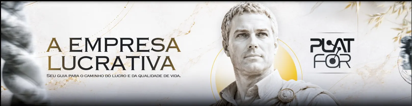 Banner de destaque do curso, com foto do produtor e título do módulo em evidência